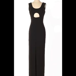 SOLACE LONDON BLACK COCKTAIL DRESS